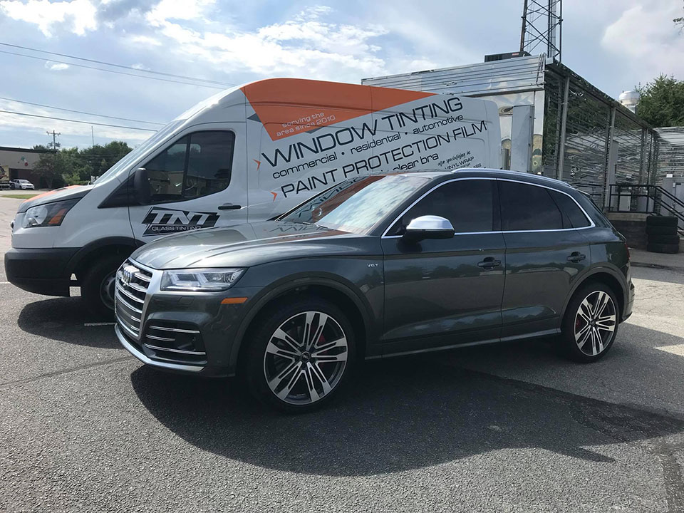 2018 Audi SQ5 with LLumar CTX 40 and Full Front PPF