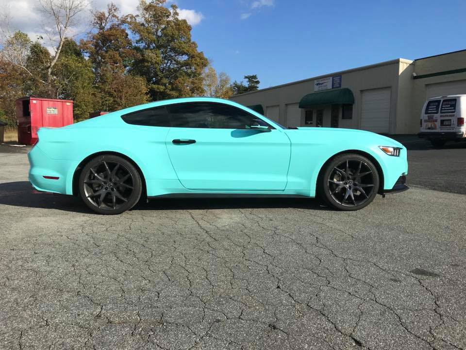 2015 Ford Mustang Color Change Wrap
